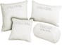 Beefy Bull White Throw Pillows