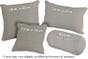 Lady Linen Throw Pillows - Slate