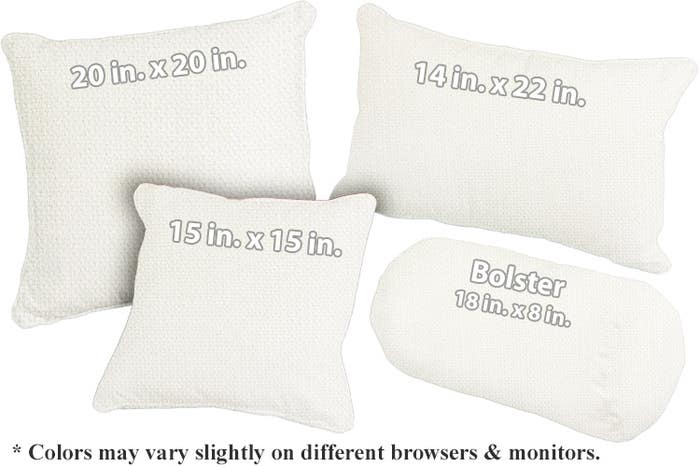 Lady Linen Throw Pillows - Winter White