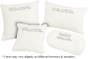 Lady Linen Throw Pillows - Winter White