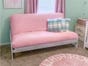 Pink - Solid Organic Cotton Twill Futon Cover 