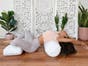White Round Yoga cushion