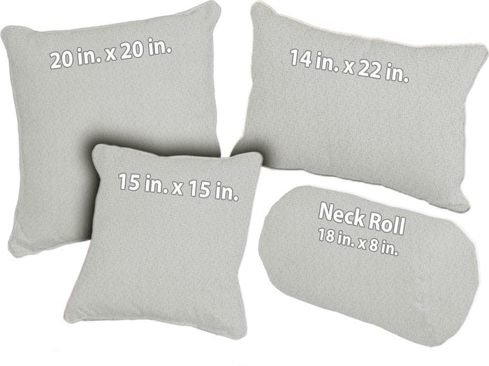 Woven Cotton Granite Throw Pillows