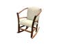 Amish Rocking Chair With Fabric Cushion 