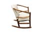 Amish Rocking Chair With Fabric Cushion 
