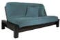 Armless Wallhugger Futon Frame Sofa Bed