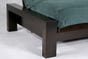 Armless Wallhugger Futon Frame Sofa Bed