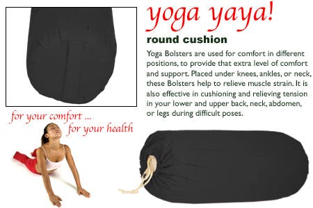 roundYogaBolster_black