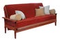 Mino Wood Futon Frame in Dark Cherry