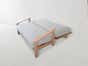 Scandia Outdoor Futon Frame Cherry with Natural Teak Oil Finish 