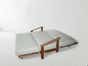 Scandia Outdoor Futon Loveseat Cherry With Natural Teak Oil Finish 