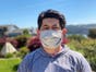 Cloud Grey Organic Cotton and Silk Face Mask For Children & Adults