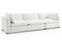 Quick Ship Organic 2 Arms Sofa Modular - Contemporary Modular Couch - Modular Sectional Sofa Furniture - The Futon Shop