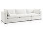Organic 2 Arms Sofa Modular - Contemporary Modular Couch - Custom Made To Order