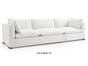 Organic 2 Arms Sofa Modular - Contemporary Modular Couch - Custom Made To Order