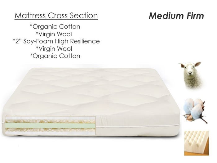 Spacely Soybean Foam Futon Mattress 