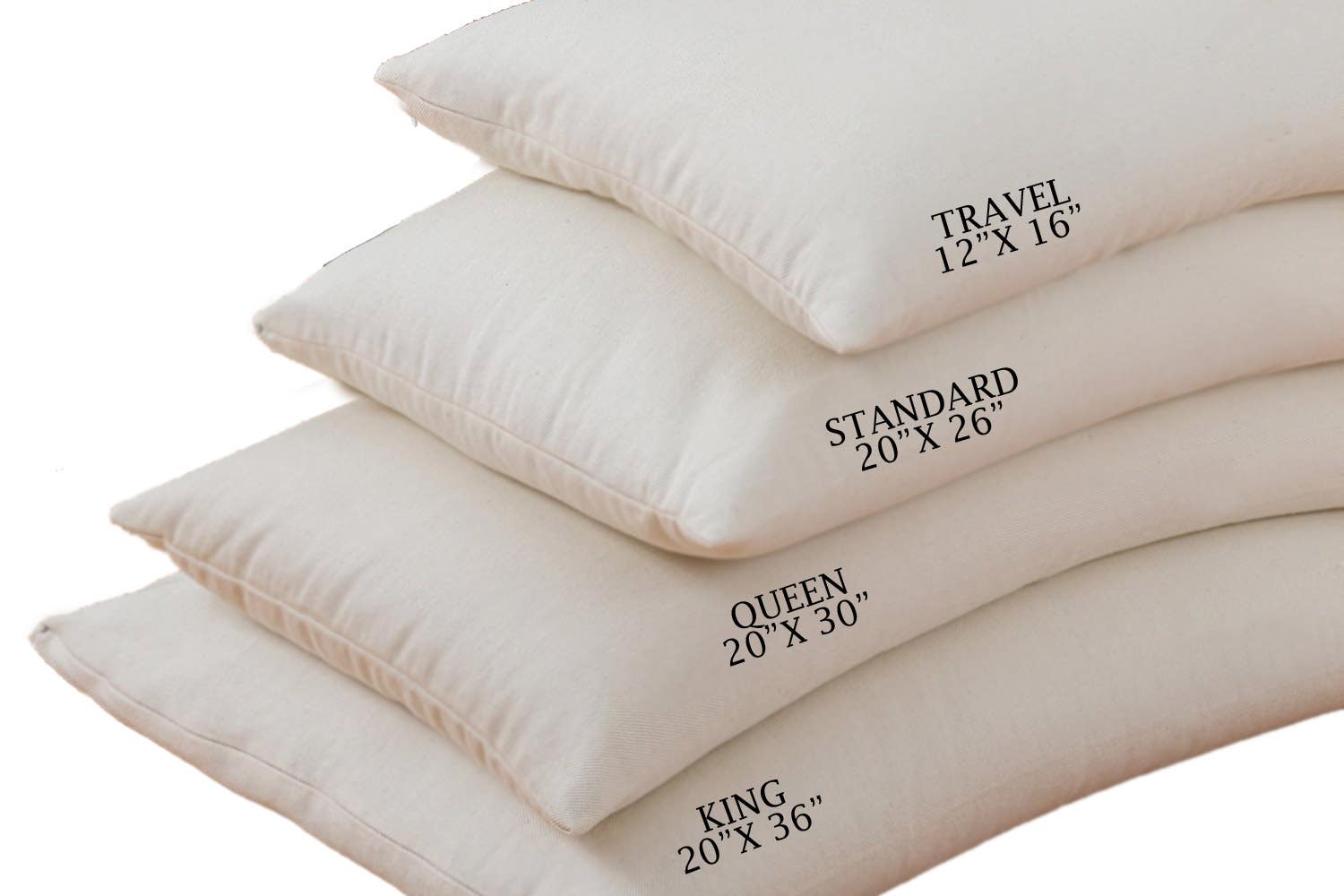 Natural Cotton Buckwheat Bed Pillow