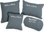 Star Velvet Lapis Microfiber Throw Pillows