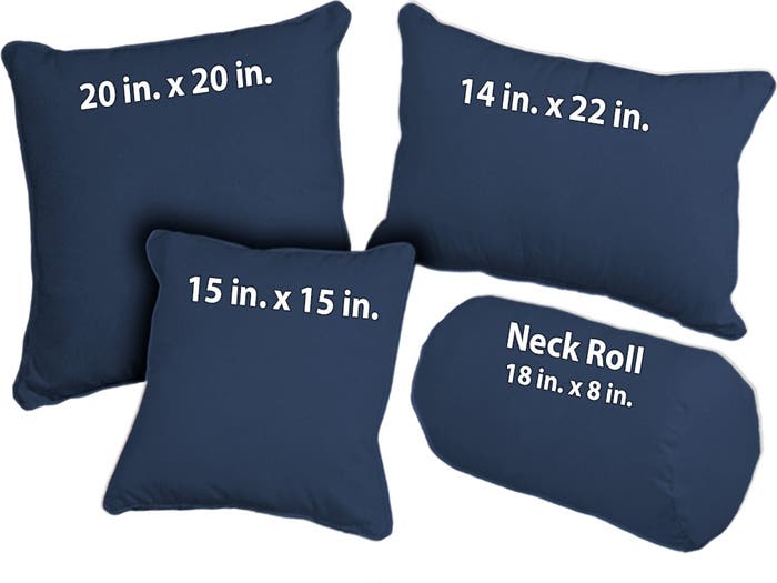 Star Velvet Navy Microfiber Throw Pillows