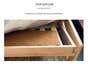 No Arm Full Double Cornerstone Wood Amish Shaker Futon Package