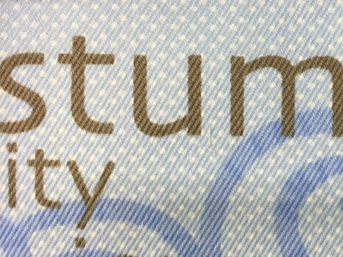 Stumps Speak Denim - Organic Cotton Futon Cover 