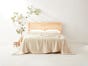 The Tenor (Timber Ridge) Natural Bed Frame - Choose Size