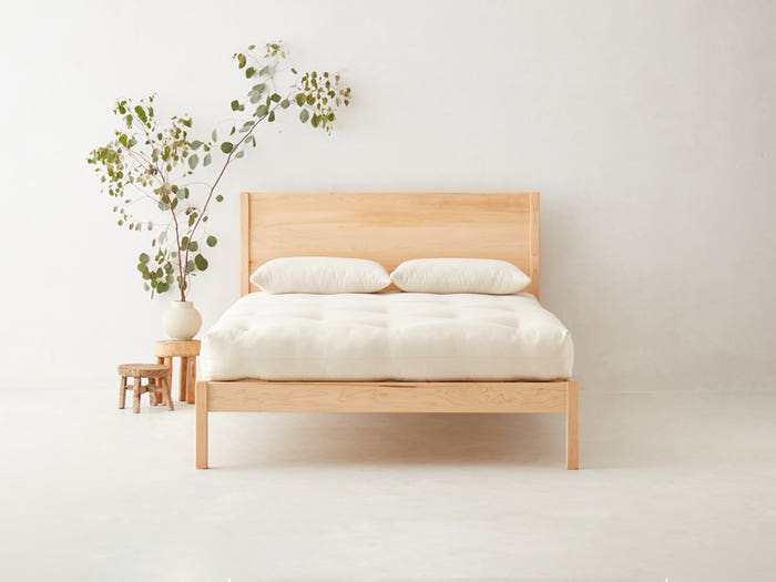 The Tenor (Timber Ridge) Natural Bed Frame - Choose Size