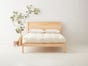 The Tenor (Timber Ridge) Natural Bed Frame - Choose Size
