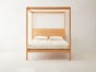 The Tenor (Timber Ridge) Natural Bed Frame - Choose Size