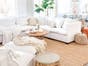 Organic 7 Piece Modular Sectional Sleeper Sofa - Custom Made To Order