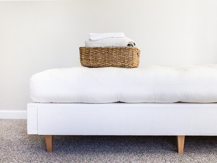 Hemp Upholstered Platform Bed