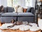 Organic Ottoman 30x30 Modular - Modern Modular Ottoman - Custom