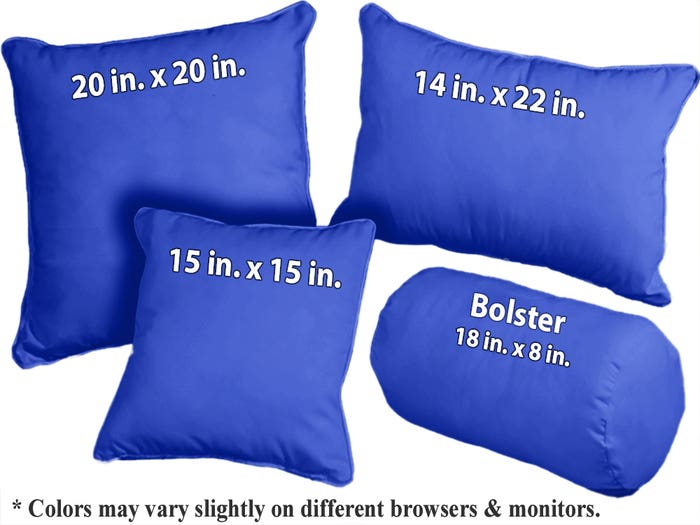 Blue Ultramar Wool Throw Pillow