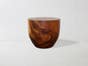 Oval Drum Table – Hand-Carved Monkey Pod Wood