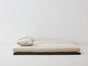 Wabi Sabi Japanese Tatami King Bed Set - Natural Wool