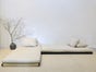 Wabi Sabi Japanese Tatami King Bed Set - Natural Wool