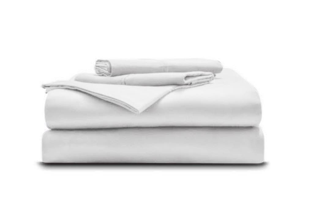 Sleep Country PÜR Organic Cotton Sheet Set - White - Double/Full