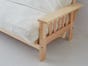 Cornerstone Wood Wide Flat Arm Shaker Amish Futon Frame