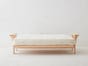 Cornerstone Wood Wide Flat Arm Shaker Amish Futon Frame