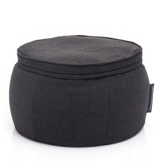 Ambient Lounge Wing Ottoman Black Sapphire