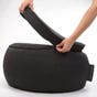 Ambient Lounge Wing Ottoman Black Sapphire