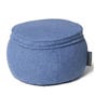 Ambient Lounge Wing Ottoman Blue Jazz