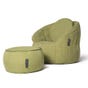 Ambient Lounge Wing Ottoman Lime Citrus