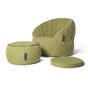 Ambient Lounge Wing Ottoman Lime Citrus