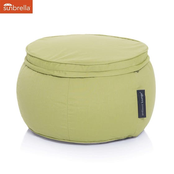 Ambient Lounge Outdoor Wing Ottoman Limespa