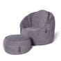 Ambient Lounge Wing Ottoman Luscious Grey