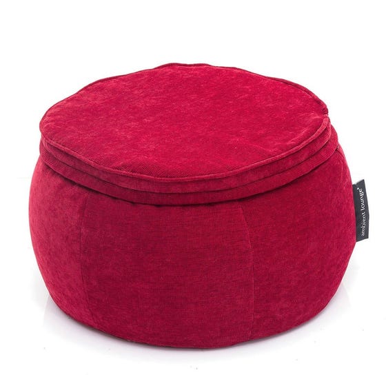 Ambient Lounge Wing Ottoman Wildberry Deluxe