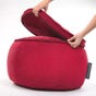 Ambient Lounge Wing Ottoman Wildberry Deluxe