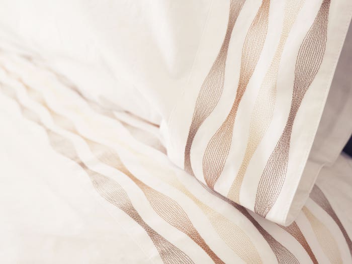 Wren Sheet Sets Organic Cotton Percale - Beige