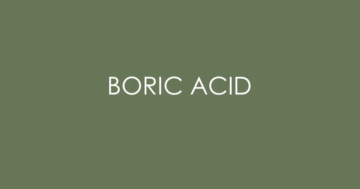 What Is Borate? - Boric Acid Mattress